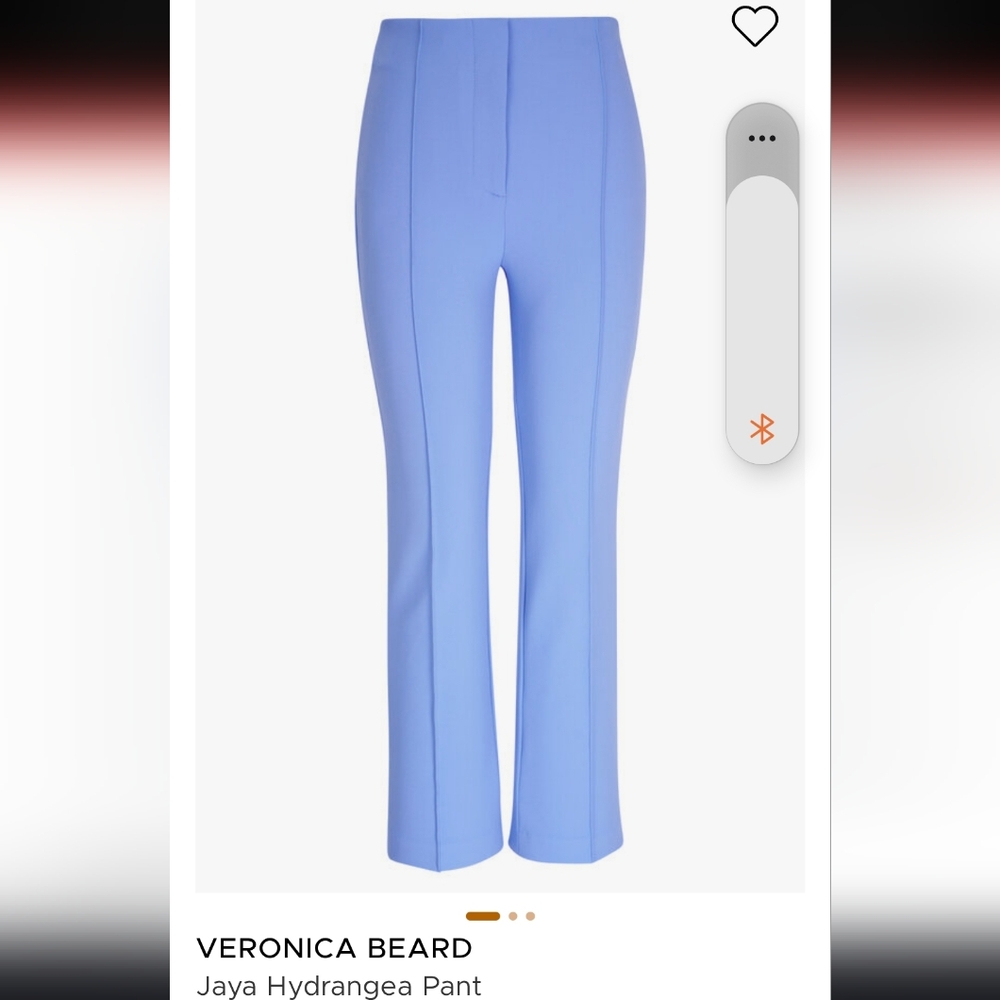 Veronica Beard Sky Blue Flare Pants